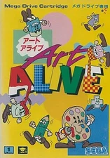 Art Alive Mega Drive Japan Used Video Game Pre-owned