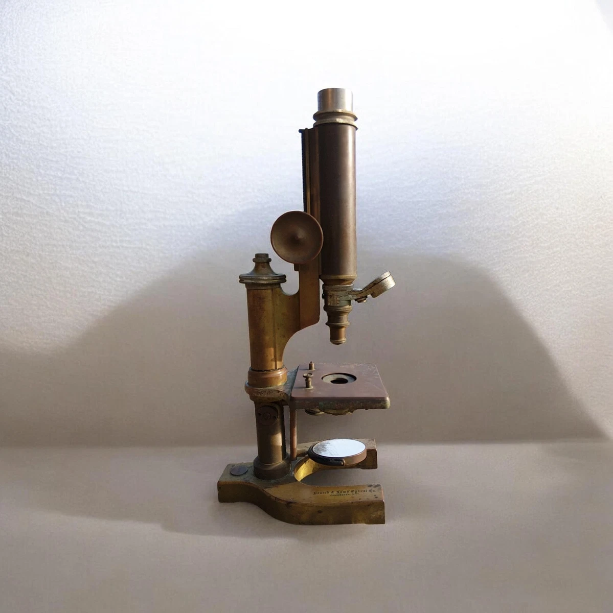 古董黄铜显微镜| eBay