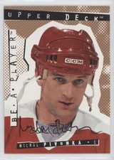 1994-95 Upper Deck Be a Player Signatures Michal Pivonka #160 Auto 9lz