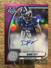 2024 Bowman Chrome U - DANE KEY - /150 Fuchsia Auto Kentucky Nebraska Broncos