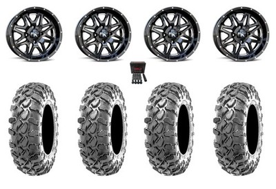 MSA Vibe 14'' Wheels Black 27'' Workzone Tires Polaris Sportsman