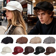 Newsboy Hat Peaky Blinders Cap Gatsby Beret Tweed Baker Herringbone Visor Hats