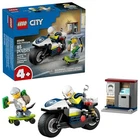 LEGO 60455 City Police Motorcycle Chase Building Toy for Kids