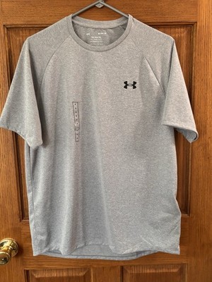 Under Armour Gray Short Sleeve Tech Tee - Athletic Crew. SZ M NWOT