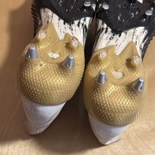 adidas Predator ELITE SG Soft Ground Cleats Boots Men's 9.5 White Black Gold