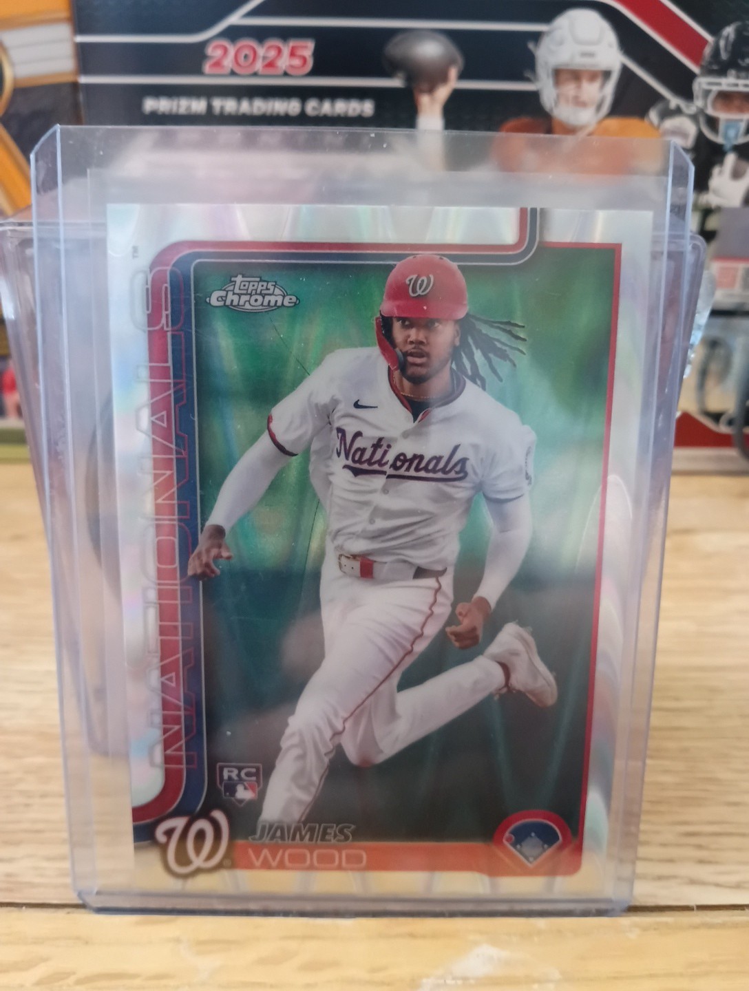 2025 Topps Chrome - James Wood #132 RayWave Refractor (RC)