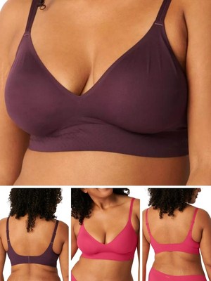Sloggi Bralette Body Adapt Bra Non Padded Plunge Bras Seamless Lingerie