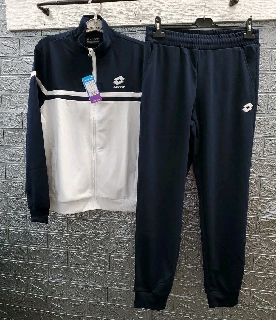 Champion FULL ZIP SUIT - Trainingspak - blue/black/blauw