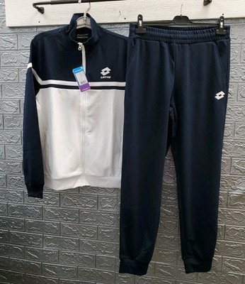 New LOTTO Leisure Circle Track Suit Navy/White Size M