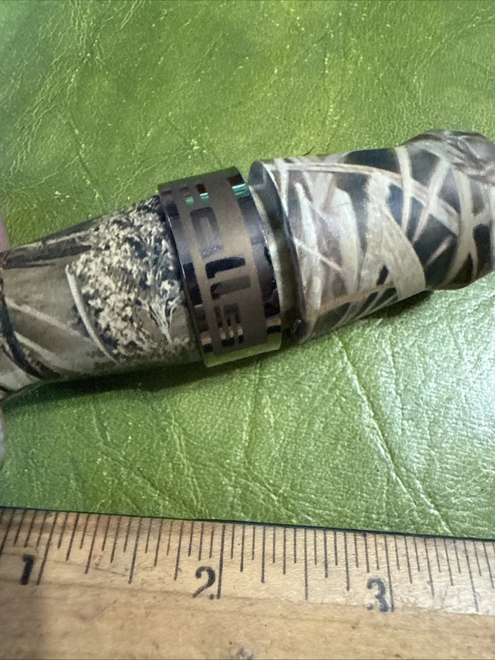 HTF Banded Goose Call Wetlands Camouflage Cut Down Style Sounds Great - Image 3 of 4