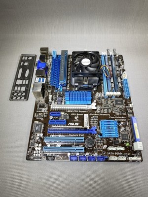 ASUS M4A89GTD PRO/USB3 AMD AM3 Motherboard Combo I/O + Athlon II X4 640 + 4GB