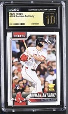 2026 Topps Series 1 #189 Roman Anthony Rookie RC CGC 10 PRISTINE