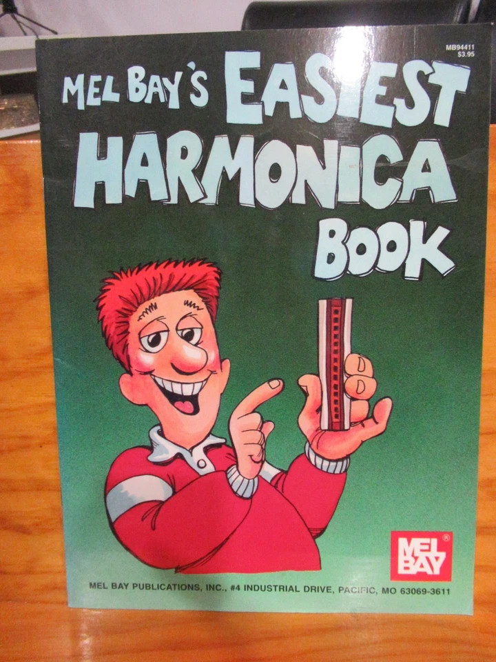 Mel Bay’s Easiest Harmonica Book Beginner Music Instruction Guide - Image 2 of 3