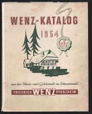 72 Jahre alter Wenz Versandhaus-Katalog 1954 u.a. mit Trix Express, Junior Trix