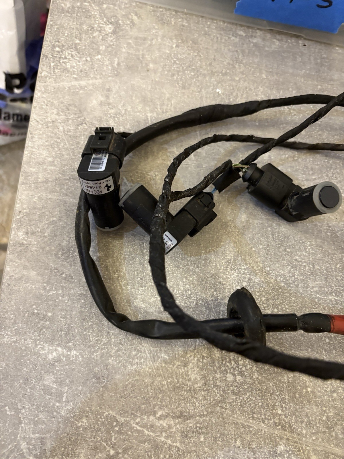 🌀 Maserati Granturismo, Rear Bumper Sensor Wire Harness W/All Sensors # 228552