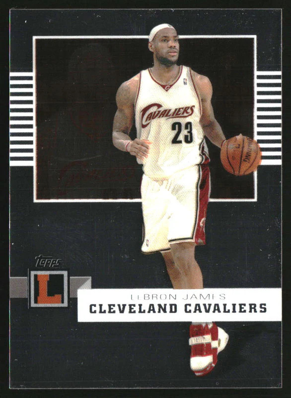 2007-08 Topps Letterman #13 LeBron James /599