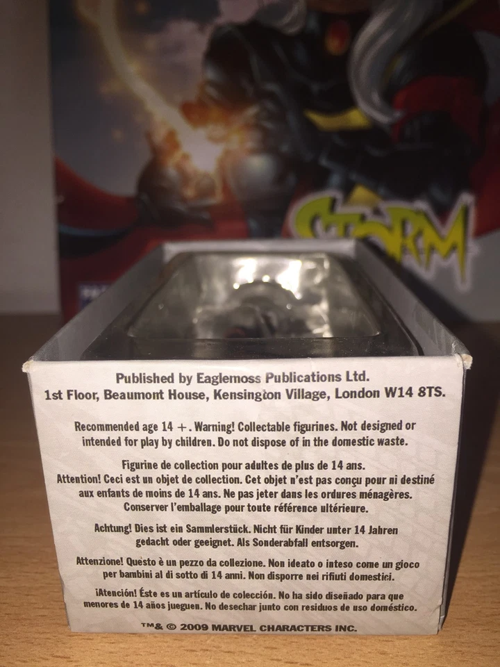 Figura Eaglemoss Clásica Marvel Colección N. 17 STORM SIN USAR, EN CAJA + Folleto 2010 Foto 3 de 3