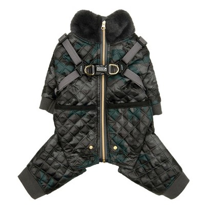 Bylur Mock Neck Full Zip up Warm Winter Jumpsuit with Integrated Harness for ...