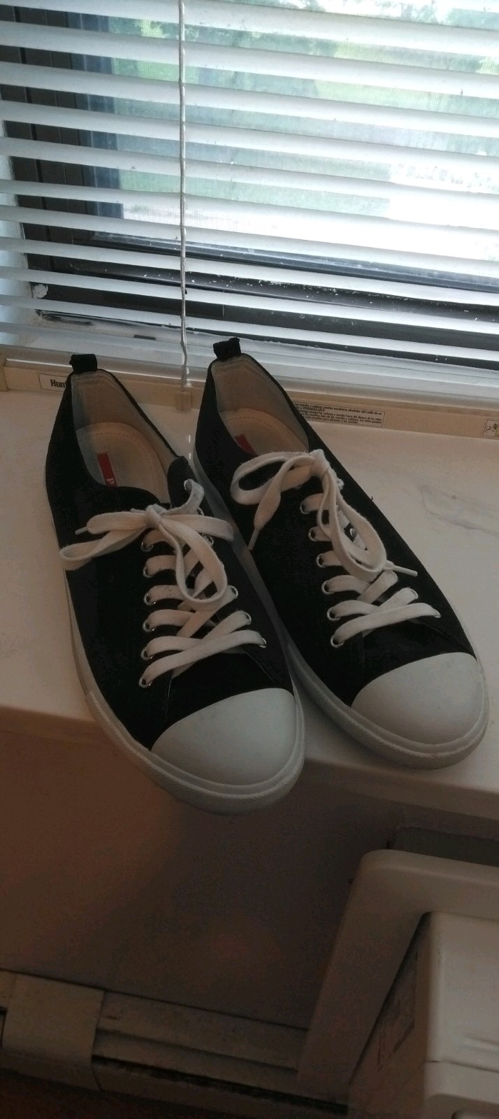 Prada 2550 Sport Sneakers in Blue Suede for Men Size 11