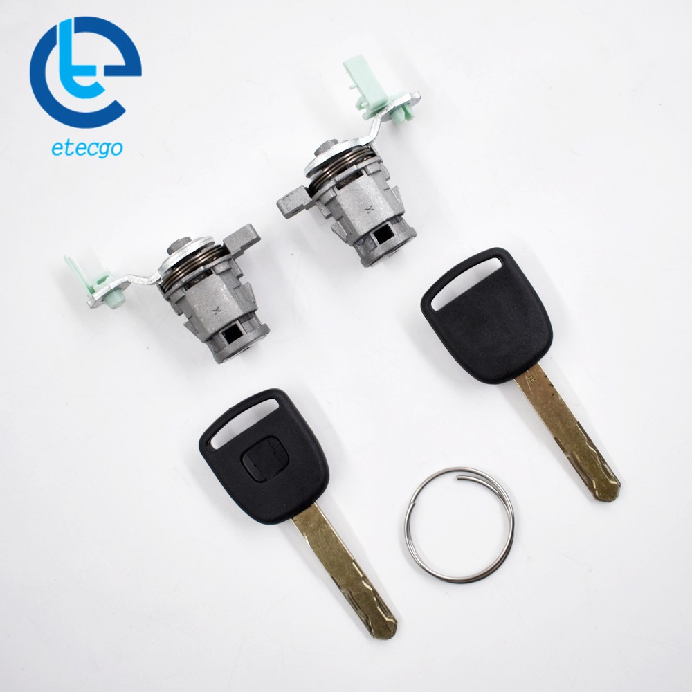 Replacement Door Lock Cylinders Set with Keys - Front Left & Right