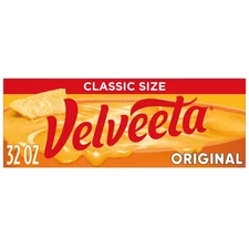 Velveeta Original Melting Cheese Dip & Sauce (Classic Size), 32 oz Block