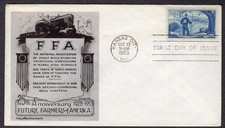 1953 Future Farmers of America 25th (Scott 1024) - Aristocrat FDC TE787