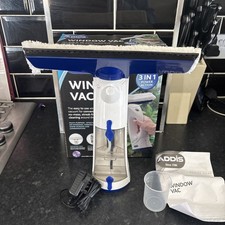 Addis Window Vac - 3 In 1 Power Action - Streak Free Cleaning - Integrated Spray