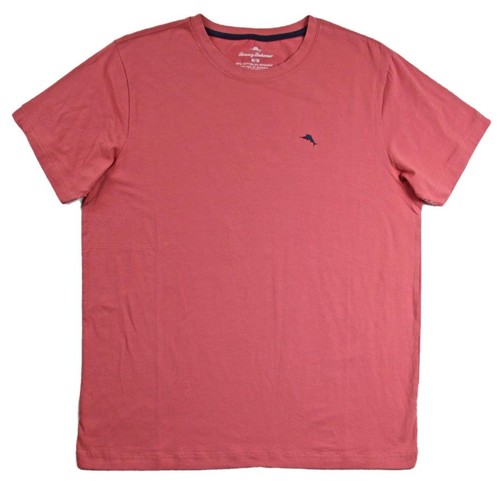 Tommy Bahama Mens T-Shirt Tee M Short Sleeve Crew Neck Regular Fit Stretch Rose