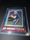 2024 Panini Donruss Rated Rookie Drake Maye #379 Optic Preview Red Wave Prizm RC