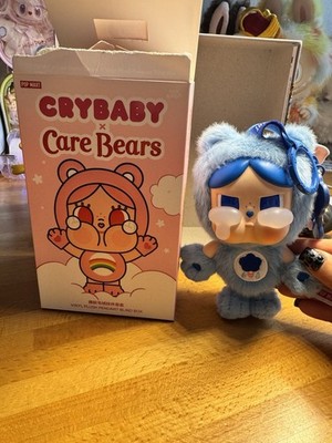 POP MART CRYBABY x Care Bears Grumpy Bear Vinyl Plush Pendant