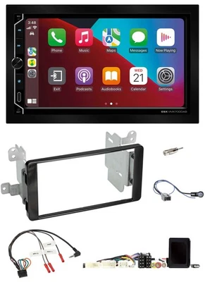 ESX 2DIN DAB USB Lenkrad Bluetooth Autoradio für Mitsubishi Outlander 14-18 akti - Bild 1 von 4