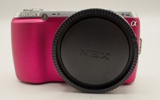 Sony NEX-C3 APS-C Mirrorless Camera Red 16.2 MP 18-55mm Kit Lens - Japanese