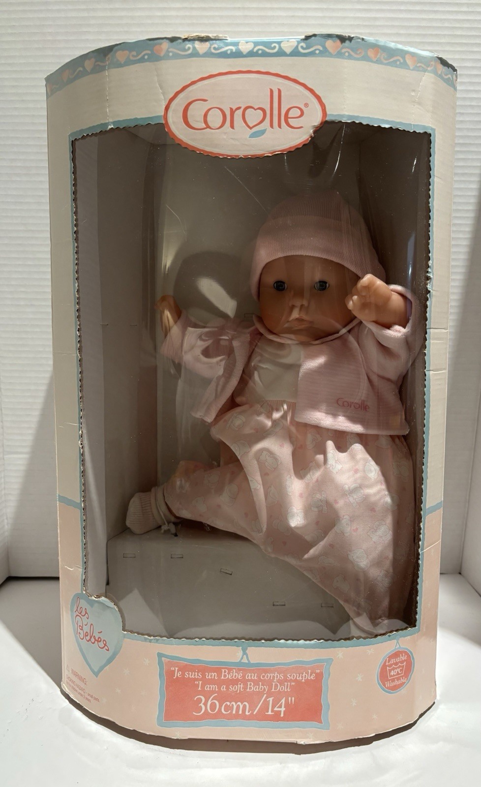 Vintage 1999 Corolle "Love Pink" Doll 14" 36cm - MADE IN FRA