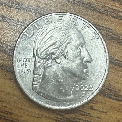 2022-P Anna May Wong America the Beautiful Quarter  In COD We Trust  error.  T 