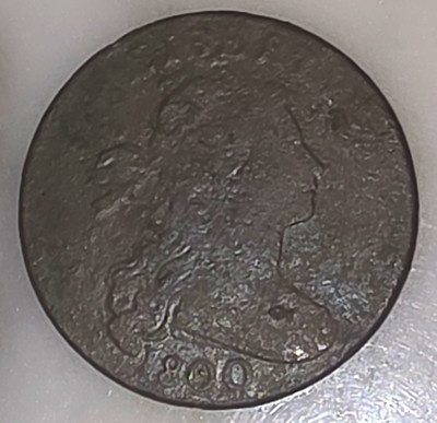 1800 Draped Bust Large Cent, BN, S-197 Variant ''Q Date'' Tough Variety