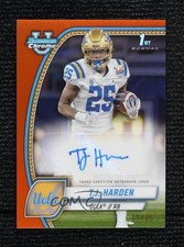 2024 Bowman U Chrome Prospect Orange Refractor 10/25 TJ Harden #PA-TJH Auto 1mw4
