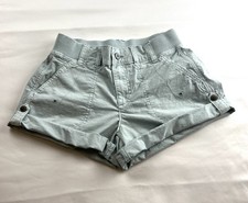 American Eagle Short Cuffed Cargo Shorts Size 00 Sea Foam Green Style 1977