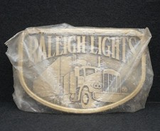 WB03102 NOS VINTAGE 1970s RALEIGH LIGHTS SEMI-TRUCK BELT BUCKLE