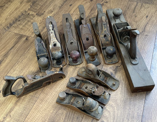 Vintage Woodworking Planes Lot – Stanley Millers Falls – Lot Of 10 Shaver