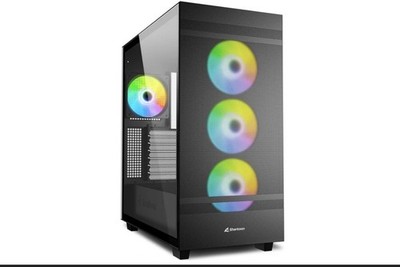 Sharkoon Rebel C50 RGB Black, Glasfenster