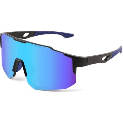 Sports Sunglasses Men Women Cycling Glasses Mirrored Sports Glasses for MTB R...