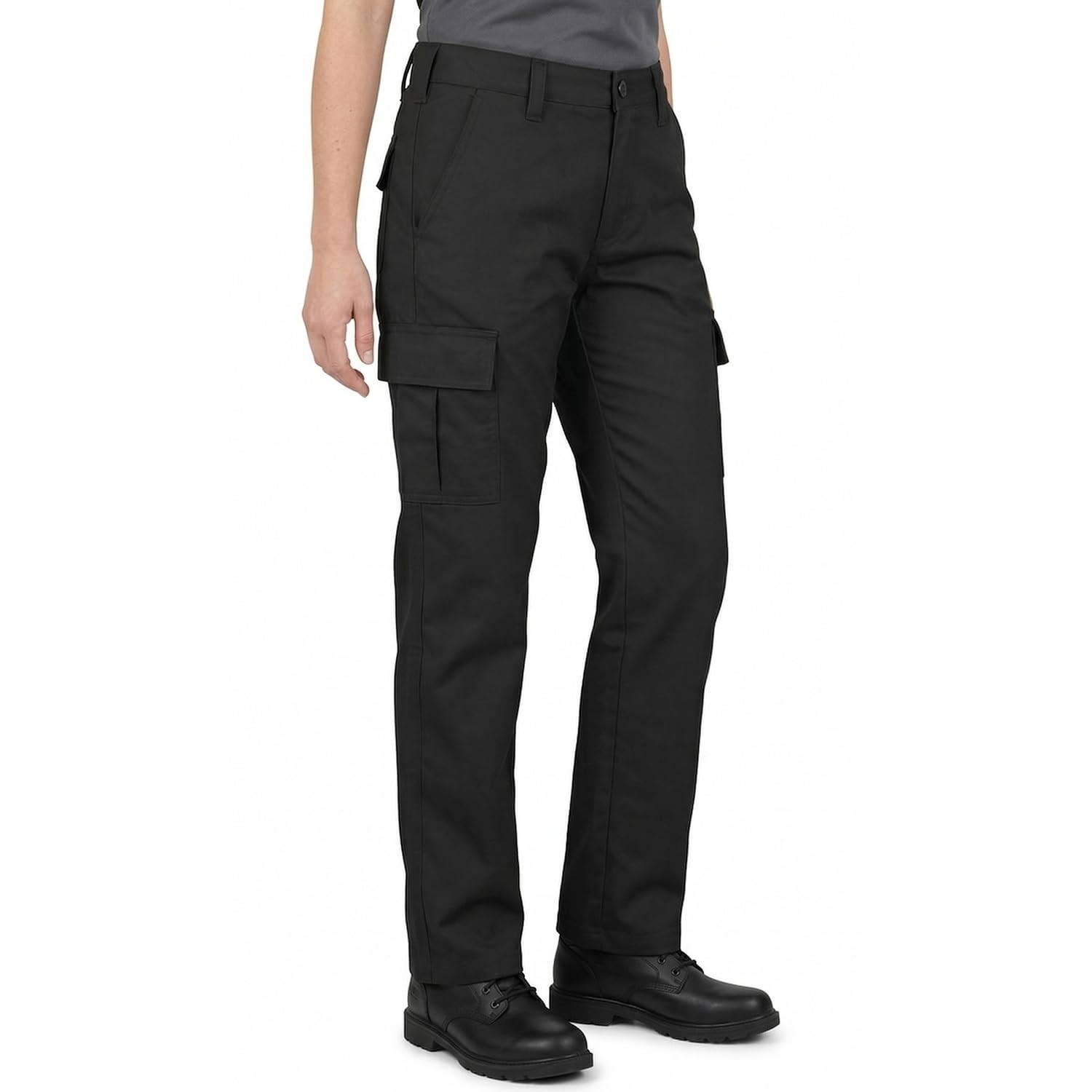Lee Cooper Ladies Work Cargo Trousers Heavy Duty Workwear Easy Care Multi Pocket