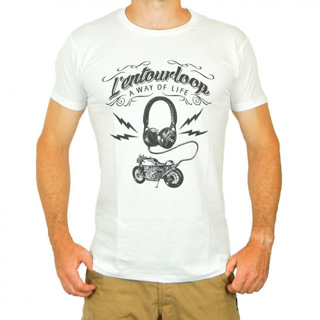 T-Shirt L Entourloop Motorcycle pour Homme L Entourloop Motorcycle Taille XL DB