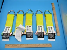 DC Cargo E-Track Rope Tie-Off 2"x6" Yellow, 5-pack