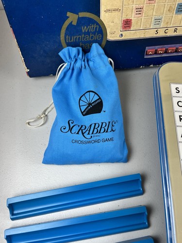 Vintage 1982 Scrabble Deluxe Edition w/ Turntable Base - Complete - No. 71 - Picture 3 of 24