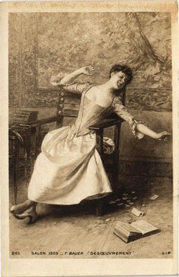 CPA Salon 1905 F. BAUER Entrümpelung (702928)