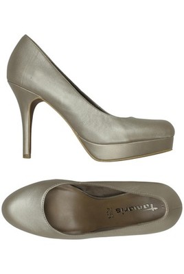 Tamaris Pumps Damen High Heels Stiletto Peep Toes Gr. EU 39 Leder Si... #af1hd7v