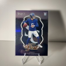2025 Panini Select - Select Certified - Jaxson Dart (RC) #17  NY Giants