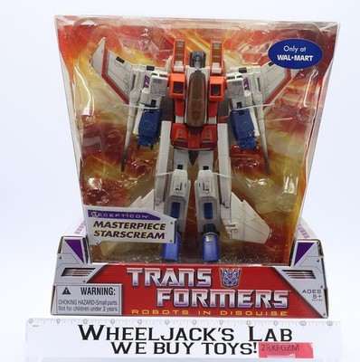 Masterpiece Starscream Transformers Robots in Disguise 2007 Hasbro NEW SEALED