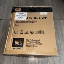 JBL POWER CONTROL 67HC/T WHITE HIGH CEILING SPEAKERS TWO PAIRS BRAND NEW